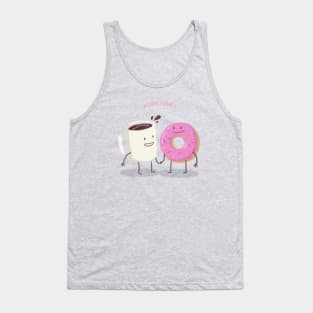 Coffee and Donut - Hashtag Couple Goals Tank Top